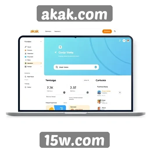 interface intuitiva melhora experiência no akak.com